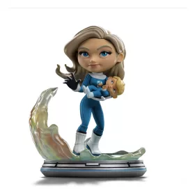   Fantastic Four Mini Co. PVC Szobor Invisible Woman and Franklin 15 cm
