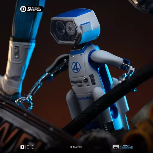 Fantastic Four Art Scale Szobor 1/10 Mr. Fantastic and H.E.R.B.I.E 26 cm