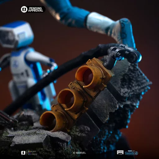 Fantastic Four Art Scale Szobor 1/10 Mr. Fantastic and H.E.R.B.I.E 26 cm
