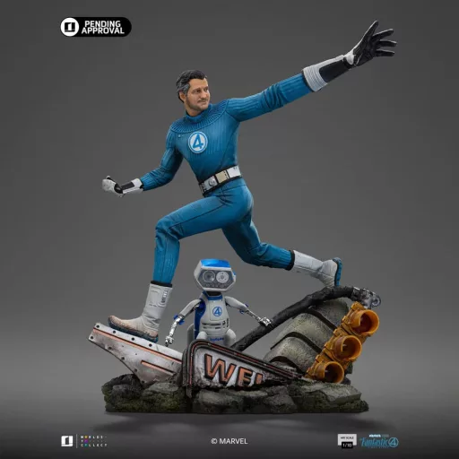 Fantastic Four Art Scale Szobor 1/10 Mr. Fantastic and H.E.R.B.I.E 26 cm