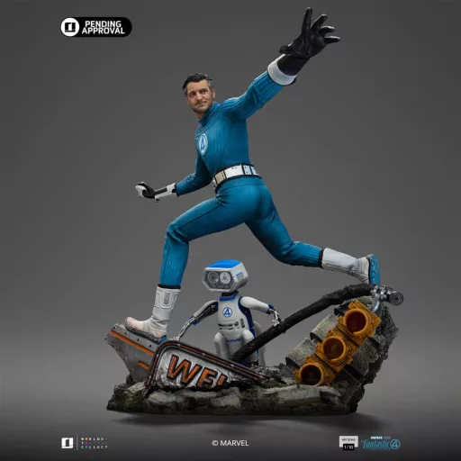 Fantastic Four Art Scale Szobor 1/10 Mr. Fantastic and H.E.R.B.I.E 26 cm