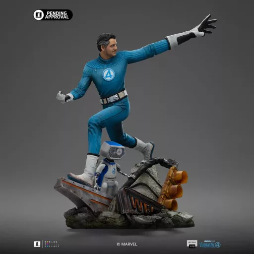 Fantastic Four Art Scale Szobor 1/10 Mr. Fantastic and H.E.R.B.I.E 26 cm