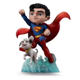 Superman Legacy Mini Co. PVC Szobor Superman & Krypto 17 cm