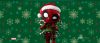 X-Men Mini Co. PVC Figura Deadpool Christmas Version 15 cm