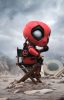 Marvel Deadpool & Wolverine Mini Co. PVC Szobor Deadpool 13 cm