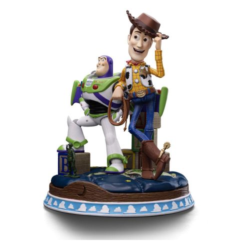 Toy Story Deluxe Art Scale Statue 1/10 Buzz & Woody 38 cm