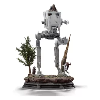   Star Wars Demi Art Scale Statue 1/20 AT-ST and Chewbacca 53 cm