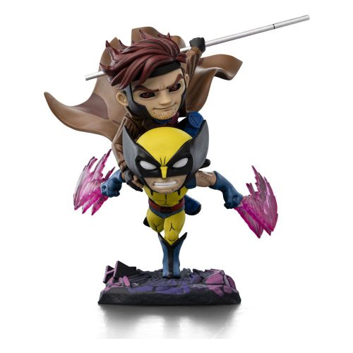 X-Men 97 Mini Co. PVC Figure Gambit and Wolverine 23 cm