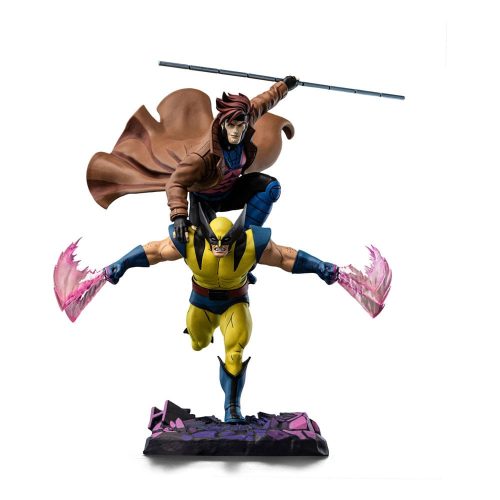 Marvel Deluxe Art Scale Szobor 1/10 X-Men'97 Gambit & Wolverine 29 cm