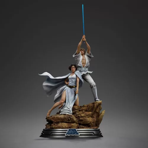 Star Wars Deluxe Art Scale Statue 1/10 Luke and Leia 41 cm