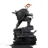 Teenage Mutant Ninja Turtles Art Scale Statue 1/10 Michelangelo Black and White Variant 26 cm heo exclusive
