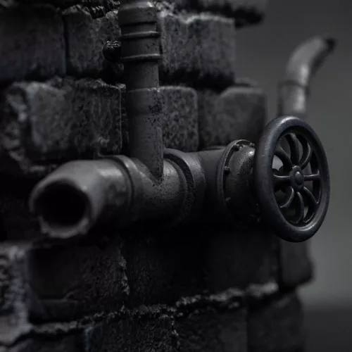 Teenage Mutant Ninja Turtles Art Scale Statue 1/10 Michelangelo Black and White Variant 26 cm heo exclusive