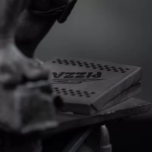 Teenage Mutant Ninja Turtles Art Scale Statue 1/10 Michelangelo Black and White Variant 26 cm heo exclusive