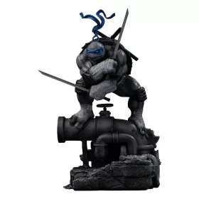   Teenage Mutant Ninja Turtles Art Scale Statue 1/10 Leonardo Black and White Variant 26 cm heo exclusive