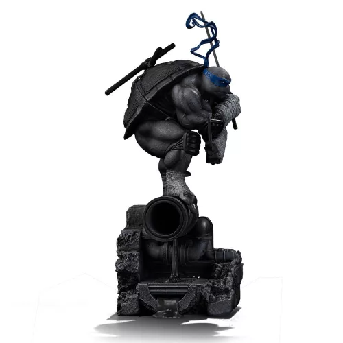 Teenage Mutant Ninja Turtles Art Scale Statue 1/10 Leonardo Black and White Variant 26 cm heo exclusive
