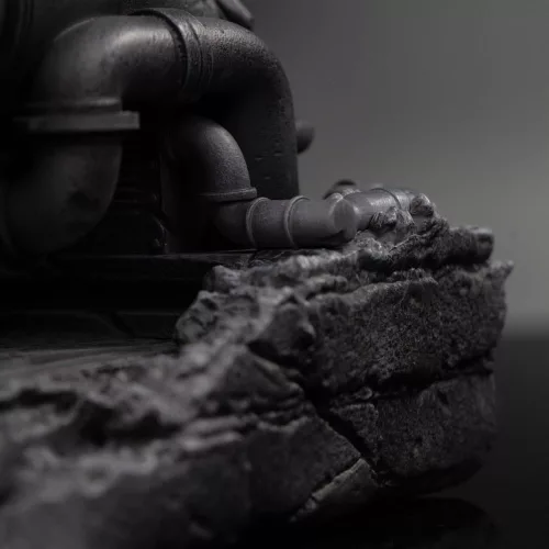 Teenage Mutant Ninja Turtles Art Scale Statue 1/10 Leonardo Black and White Variant 26 cm heo exclusive