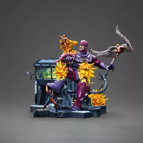 Marvel Demi Art Scale Statue 1/20 X-Men Danger Room Diorama B (Comic Version) 43 cm