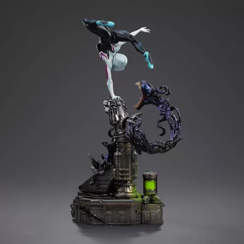 Spider-Man vs Villains Art Scale Statue 1/10 Ghost Spider Diorama  34 cm