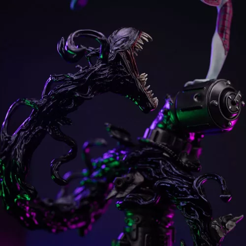 Spider-Man vs Villains Art Scale Statue 1/10 Ghost Spider Diorama  34 cm