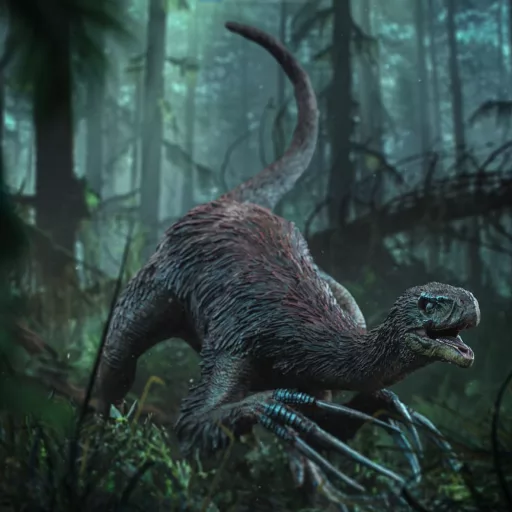 Jurassic World: Dominion Demi Art Scale Szobor 1/20 Therizinosaurus 29 cm