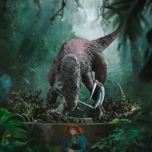 Jurassic World: Dominion Demi Art Scale Szobor 1/20 Therizinosaurus 29 cm