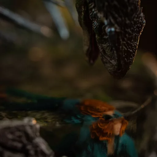 Jurassic World: Dominion Demi Art Scale Szobor 1/20 Therizinosaurus 29 cm