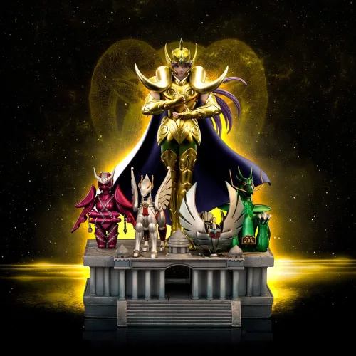 Saint Seiya Art Scale Szobor 1/10 Aries Mu Deluxe 27 cm