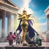 Saint Seiya Art Scale Szobor 1/10 Aries Mu Deluxe 27 cm