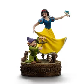   Snow White and the Seven Dwarves Art Scale Szobor 1/10 Snow White and Dopey 21 cm