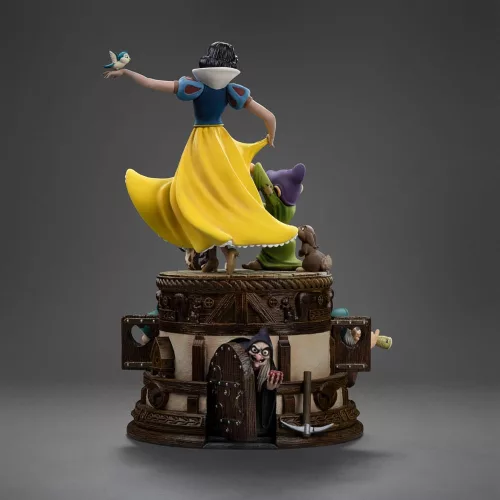 Snow White and the Seven Dwarves Art Scale Szobor 1/10 Snow White and Dopey Deluxe Edition 21 cm