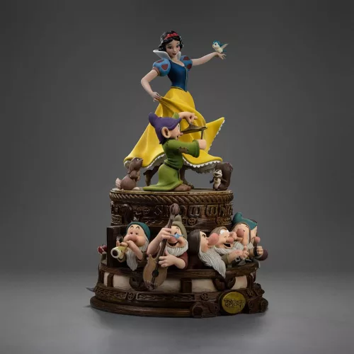 Snow White and the Seven Dwarves Art Scale Szobor 1/10 Snow White and Dopey Deluxe Edition 21 cm