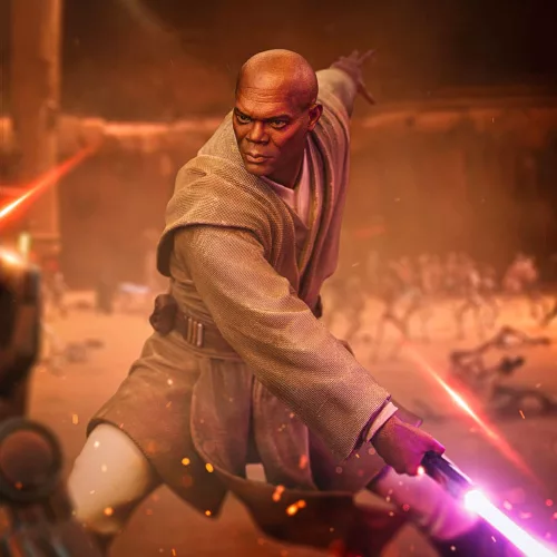 Star Wars Art Scale Szobor 1/10 Mace Windu 18 cm
