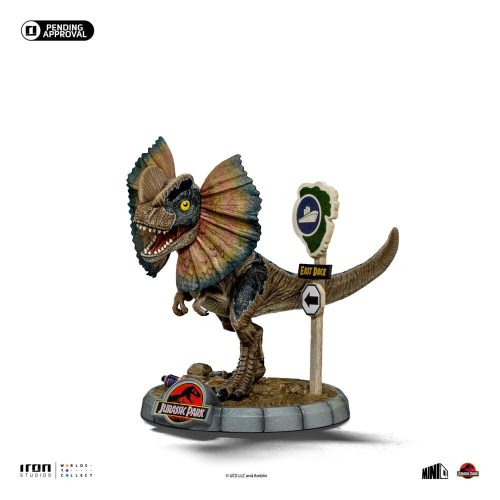 Jurassic Park Mini Co. PVC Szobor Dilophosaurus 12 cm