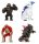 Godzilla Nano Metalfigs Diecast Mini Figures 4-Pack Wave 1 4 cm