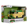 Teenage Mutant Ninja Turtles Diecast Modell Autó 1/24 Donatello & Party Wagon