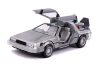 Back to the Future II Hollywood Rides Diecast Modell Autó 1/24 DeLorean Time Machine