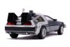 Back to the Future II Hollywood Rides Diecast Modell Autó 1/24 DeLorean Time Machine