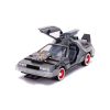 Back to the Future III Hollywood Rides Diecast Modell Autó 1/24 DeLorean Time Machine