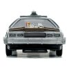 Back to the Future III Hollywood Rides Diecast Modell Autó 1/32 DeLorean Time Machine Free Rolling