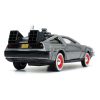 Back to the Future III Hollywood Rides Diecast Modell Autó 1/32 DeLorean Time Machine Free Rolling