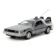 Back to the Future Hollywood Rides Diecast Modell Autó 1/24 Back to the Future 1 DeLorean Time Machine