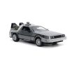 Back to the Future Hollywood Rides Diecast Modell Autó 1/24 Back to the Future 1 DeLorean Time Machine