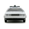 Back to the Future Hollywood Rides Diecast Modell Autó 1/32 DeLorean Time Machine Frost