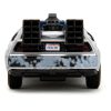 Back to the Future Hollywood Rides Diecast Modell Autó 1/32 DeLorean Time Machine Frost