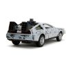 Back to the Future Hollywood Rides Diecast Modell Autó 1/32 DeLorean Time Machine Frost