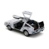 Back to the Future Hollywood Rides Diecast Modell Autó 1/32 DeLorean Time Machine Frost