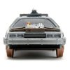 Back to the Future III Hollywood Rides Diecast Modell Autó 1/32 DeLorean Time Machine Railroad Wheels