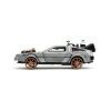 Back to the Future III Hollywood Rides Diecast Modell Autó 1/32 DeLorean Time Machine Railroad Wheels