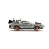 Back to the Future III Hollywood Rides Diecast Modell Autó 1/32 DeLorean Time Machine Railroad Wheels