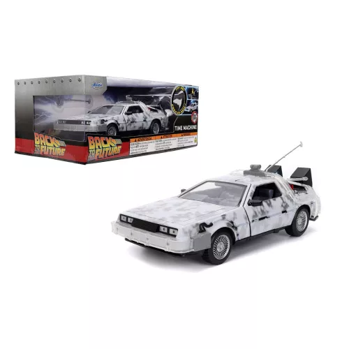 Back to the Future Diecast Model 1/24 Time Machine Frost